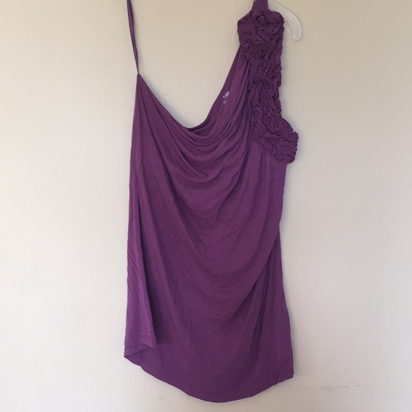 Mossimo Supply Co. Tops - Purple One Shoulder Blouse